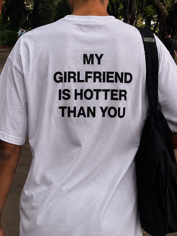 تیشرت دوست دختر من_my girlfriend is hotter than you